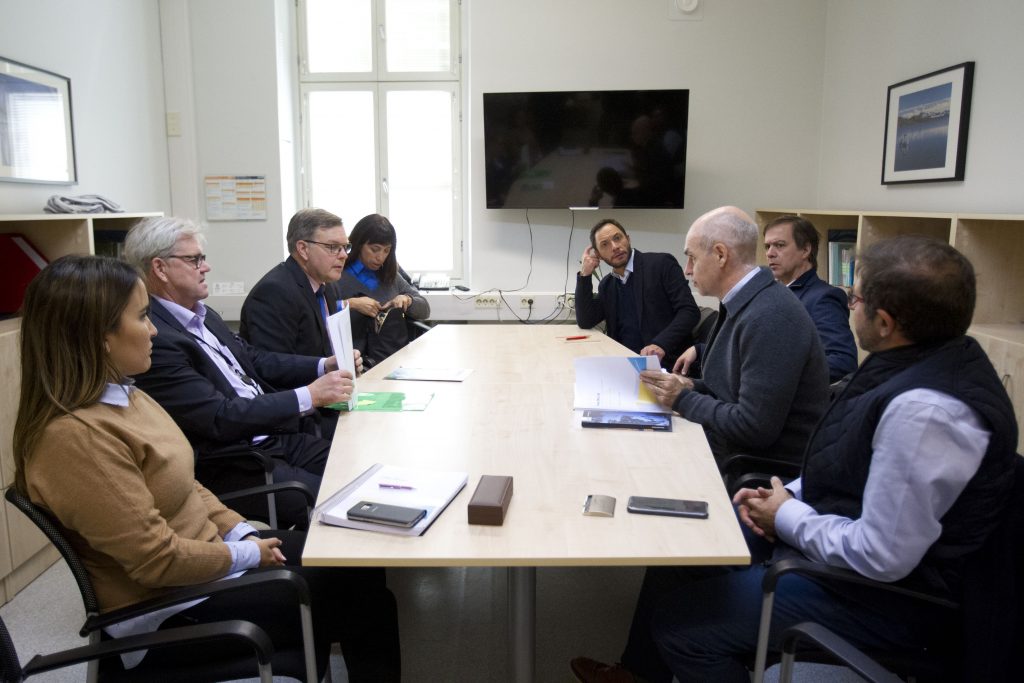 Reunión con el vicepresidente del sindicato docente OAJ