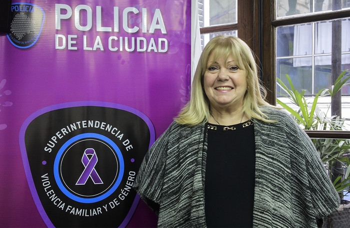 La comisionado mayor de la Superintendencia de Políticas de Género Liliana Rubino