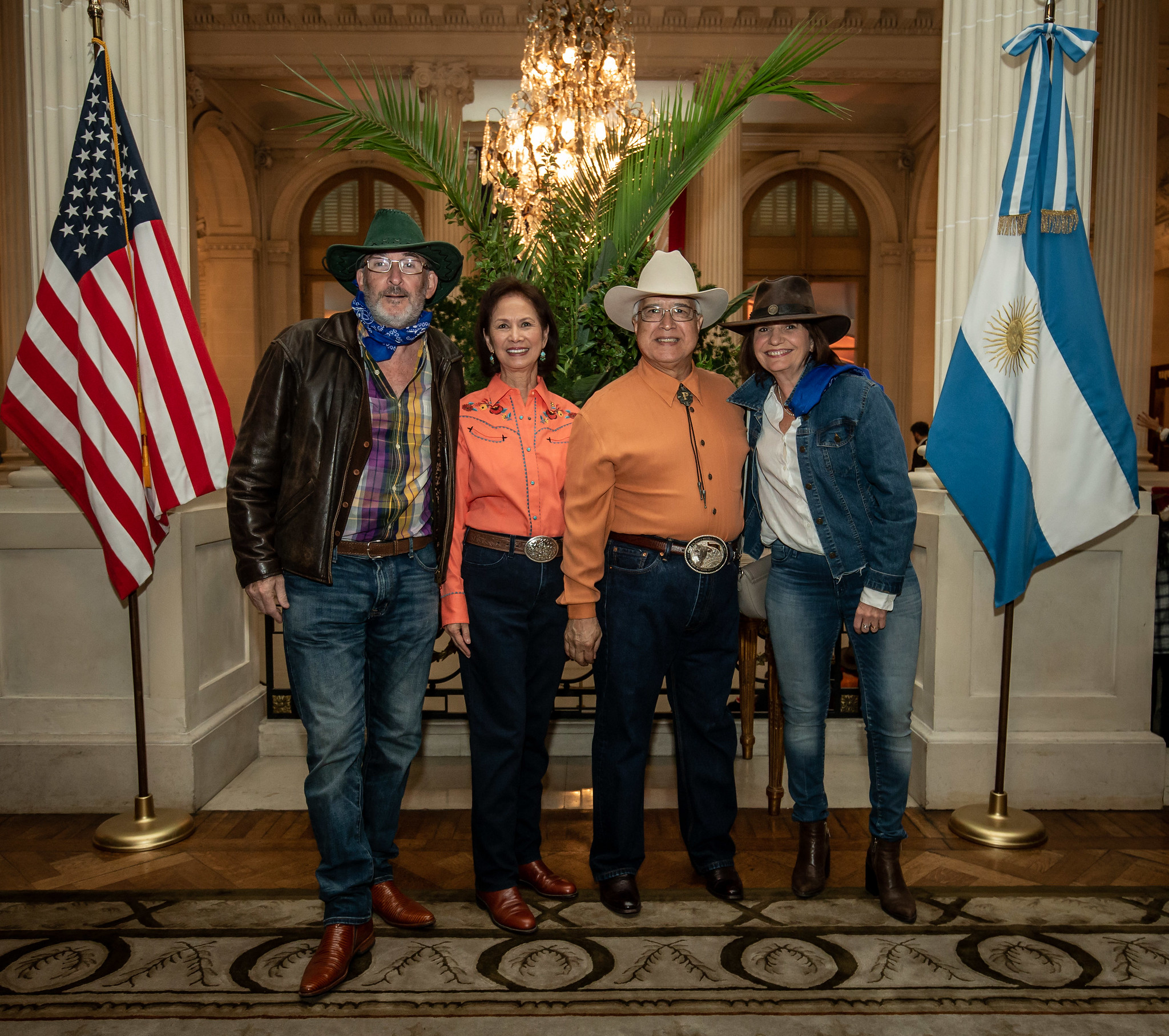 Celebración del Día de la Independencia en la Embajada de los Estados Unidos.