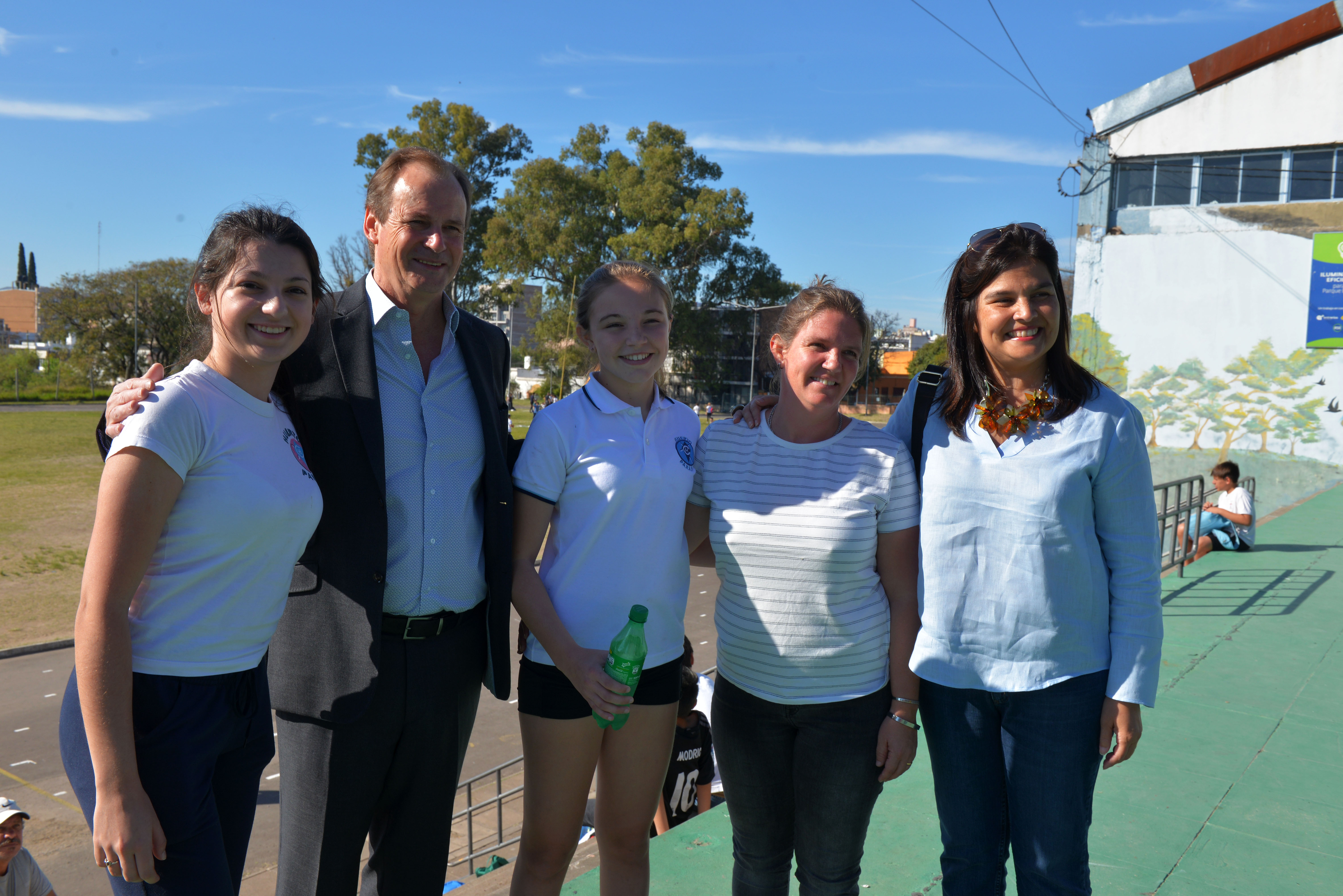 El Gobernador de la Provincia de Entre Ríos, Gustavo Bordet, visitó el Parque Escolar Enrique Berduc.