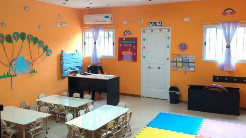 El espacio de primera infancia y jardín, hecho con plata recuperada de la corrupción, que visitará Mauricio Macri.