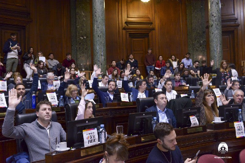 Sesión Ordinaria en la Legislatura Porteña.