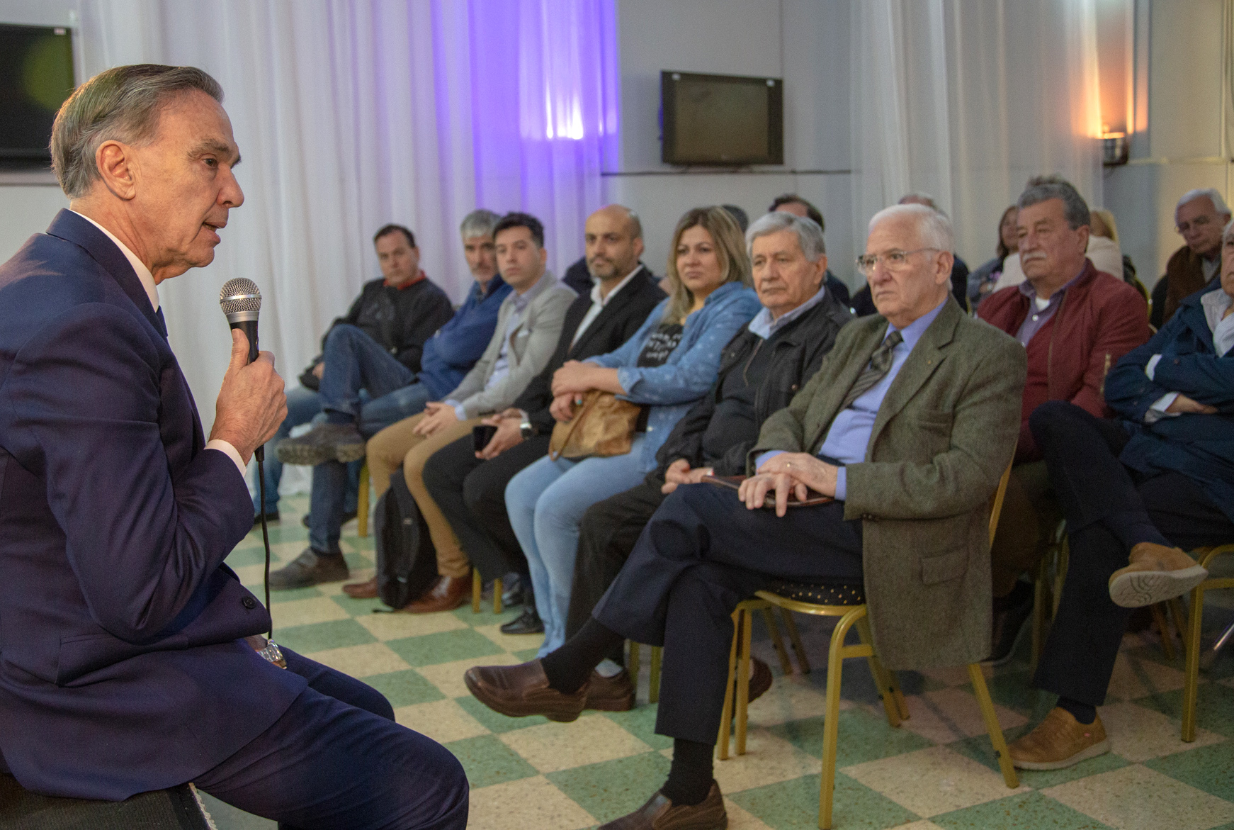 Miguel Ángel Pichetto visitó la Ciudad de Bahía Blanca.
