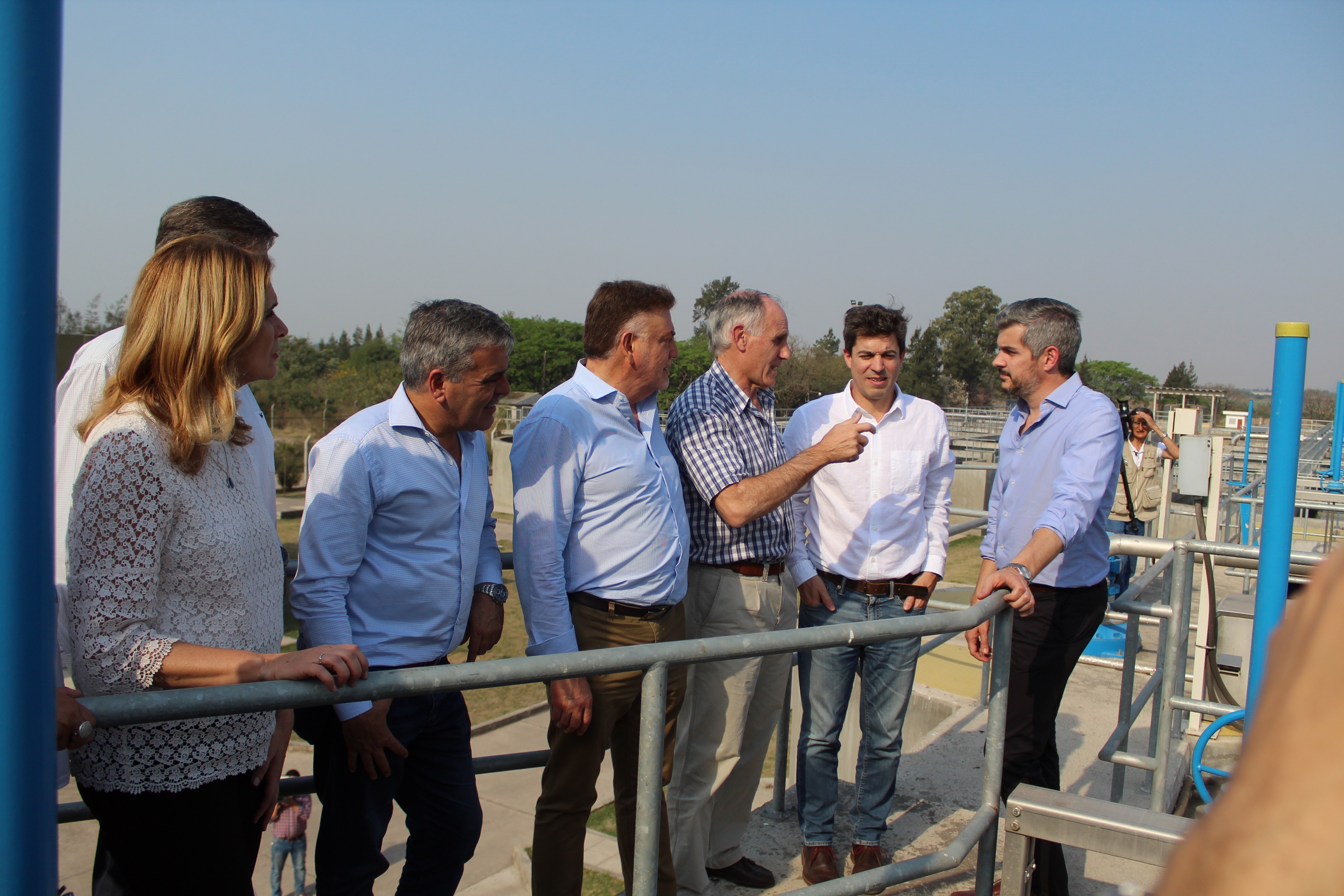 Marcos Peña, visitó la localidad de Las Talitas, en la provincia de Tucumán.
