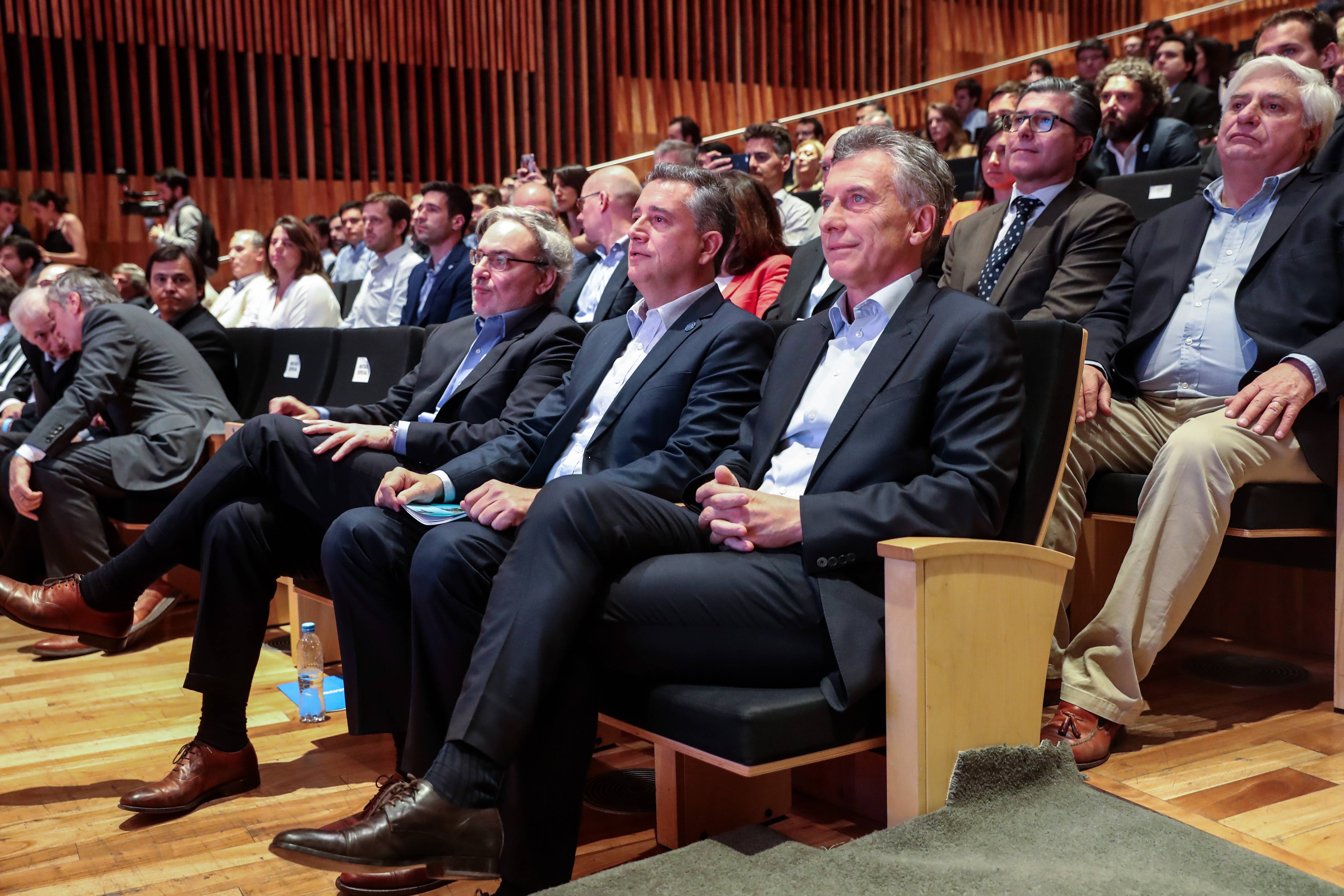 El Presidente Macri encabezó la presentación del informe de gestión del Ministerio de Agricultura.