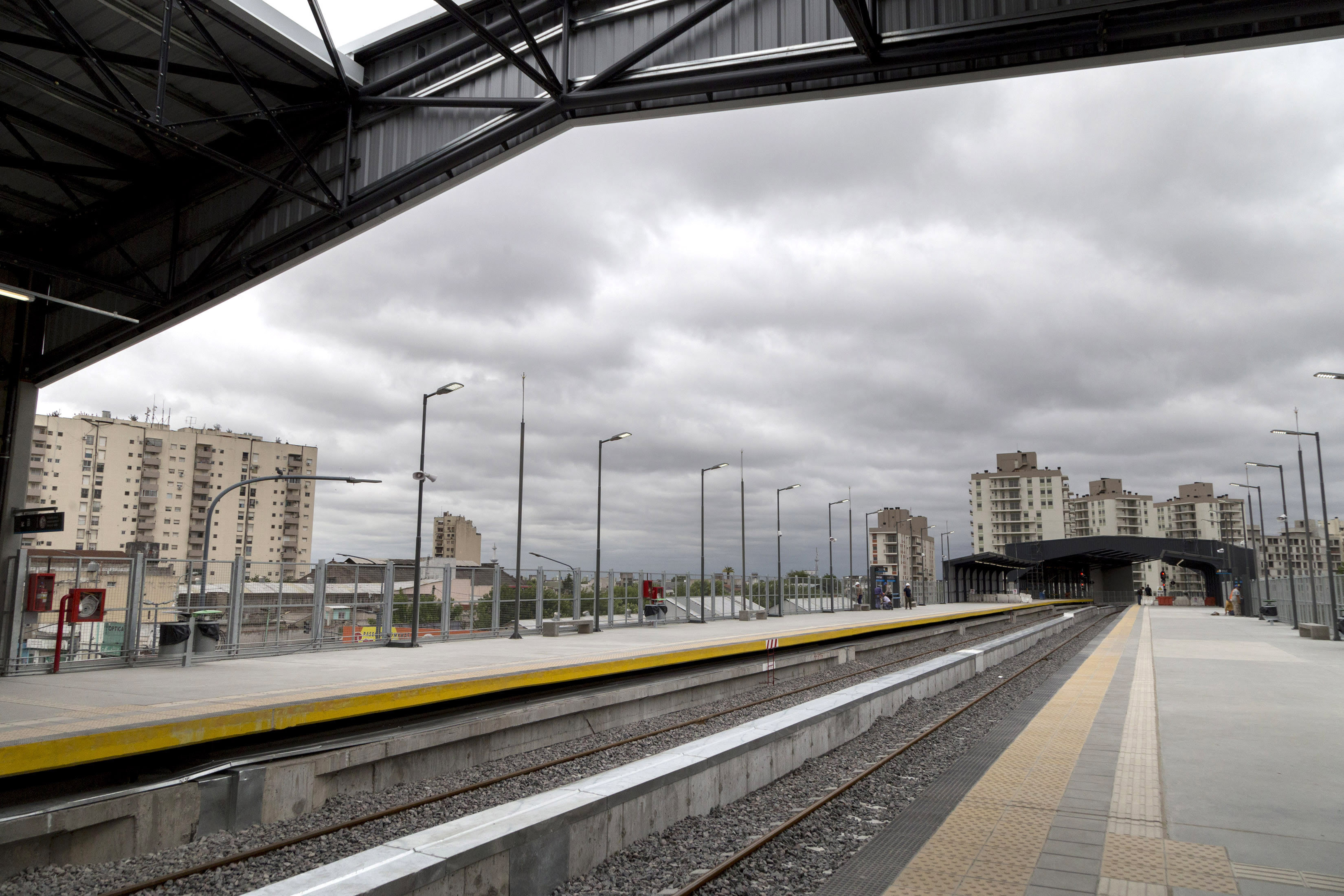 Larreta y Macri inauguraron la estación elevada Sáenz.