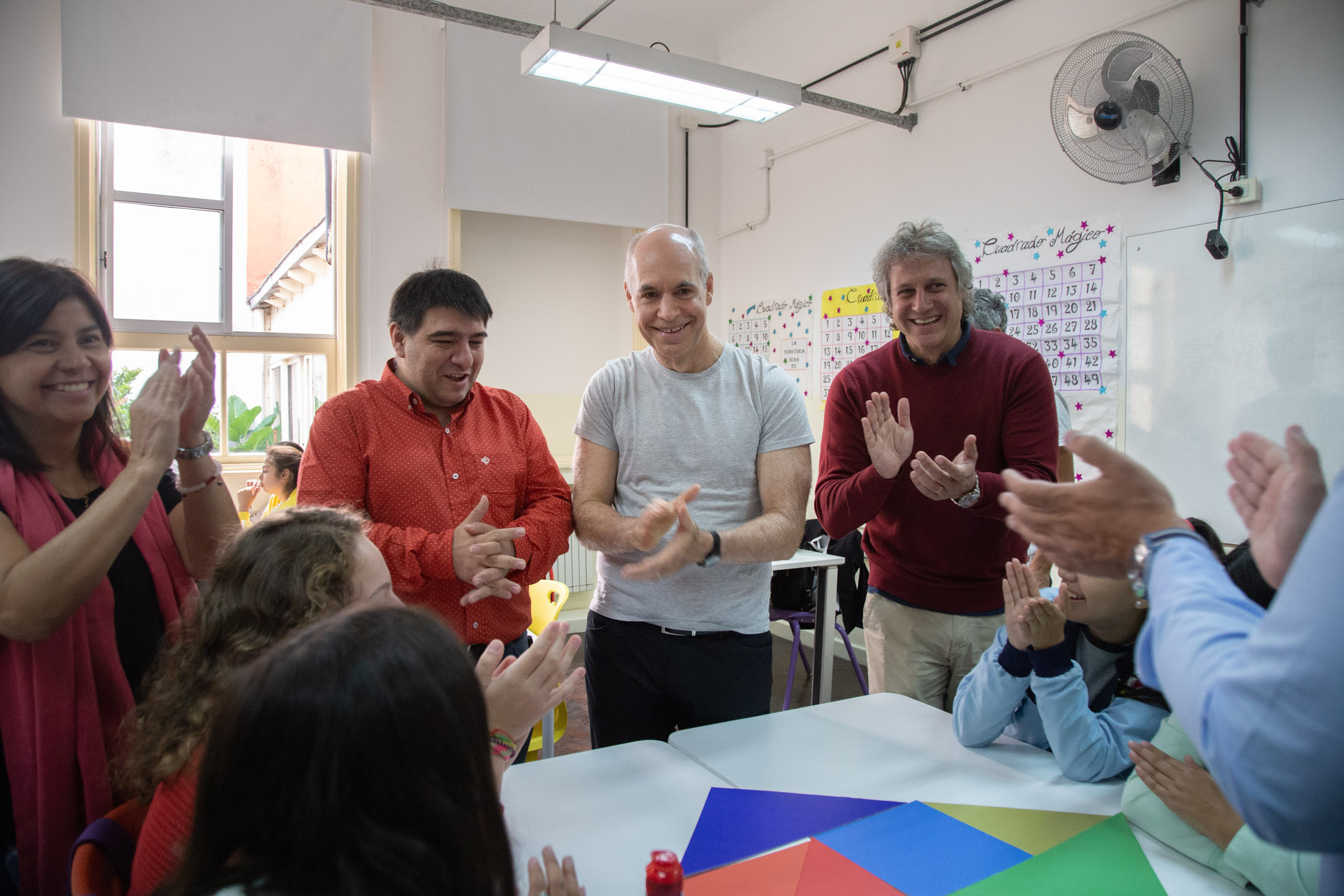 Horacio Rodríguez Larreta participó de una jornada de articulación Primaria y Secundaria.