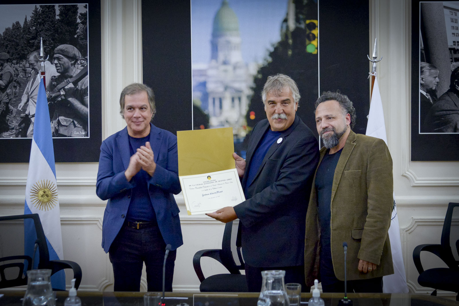 El actor y dramaturgo, Gustavo Masó, recibió los atributos de Personalidad Destacada en el ámbito de la Cultura.