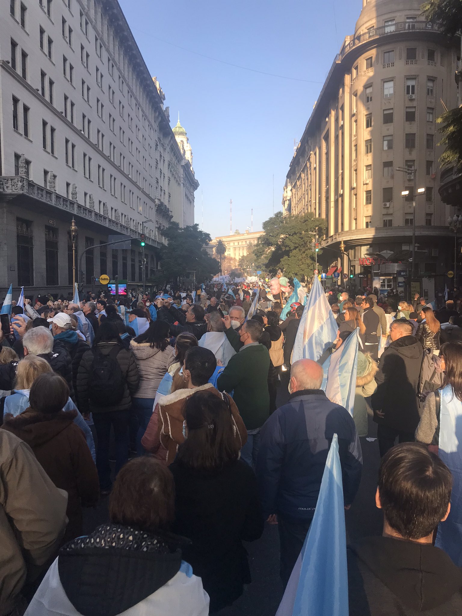 Multitudinaria marcha en contra del Gobierno (9)