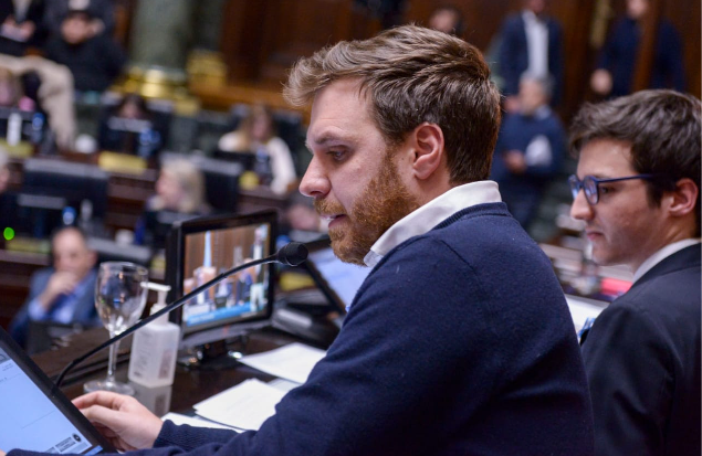 Vicepresidente de la Legislatura Porteña, Emmanuel Ferrario.