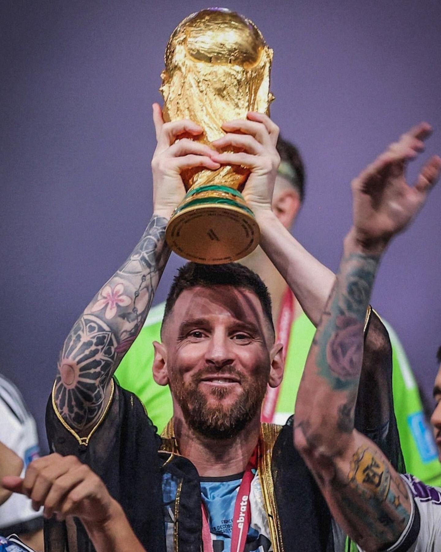 Lionel Messi trajo la Copa del Mundo a la Argentina