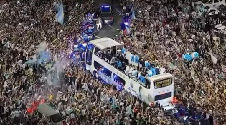 Lionel Messi trajo la Copa del Mundo a la Argentina