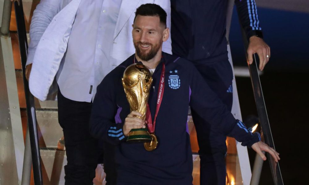 Lionel Messi trajo la Copa del Mundo a la Argentina
