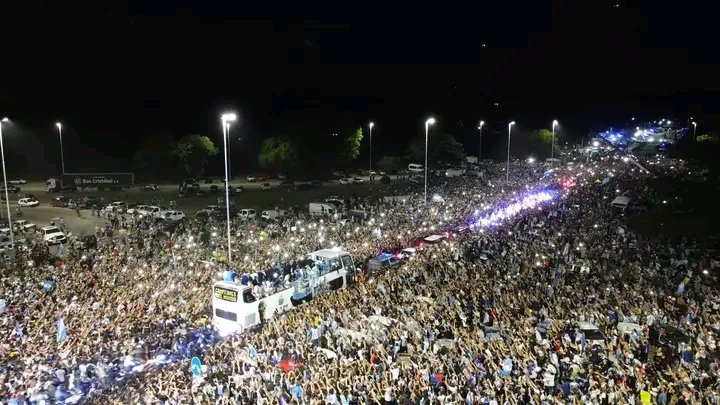 Lionel Messi trajo la Copa del Mundo a la Argentina