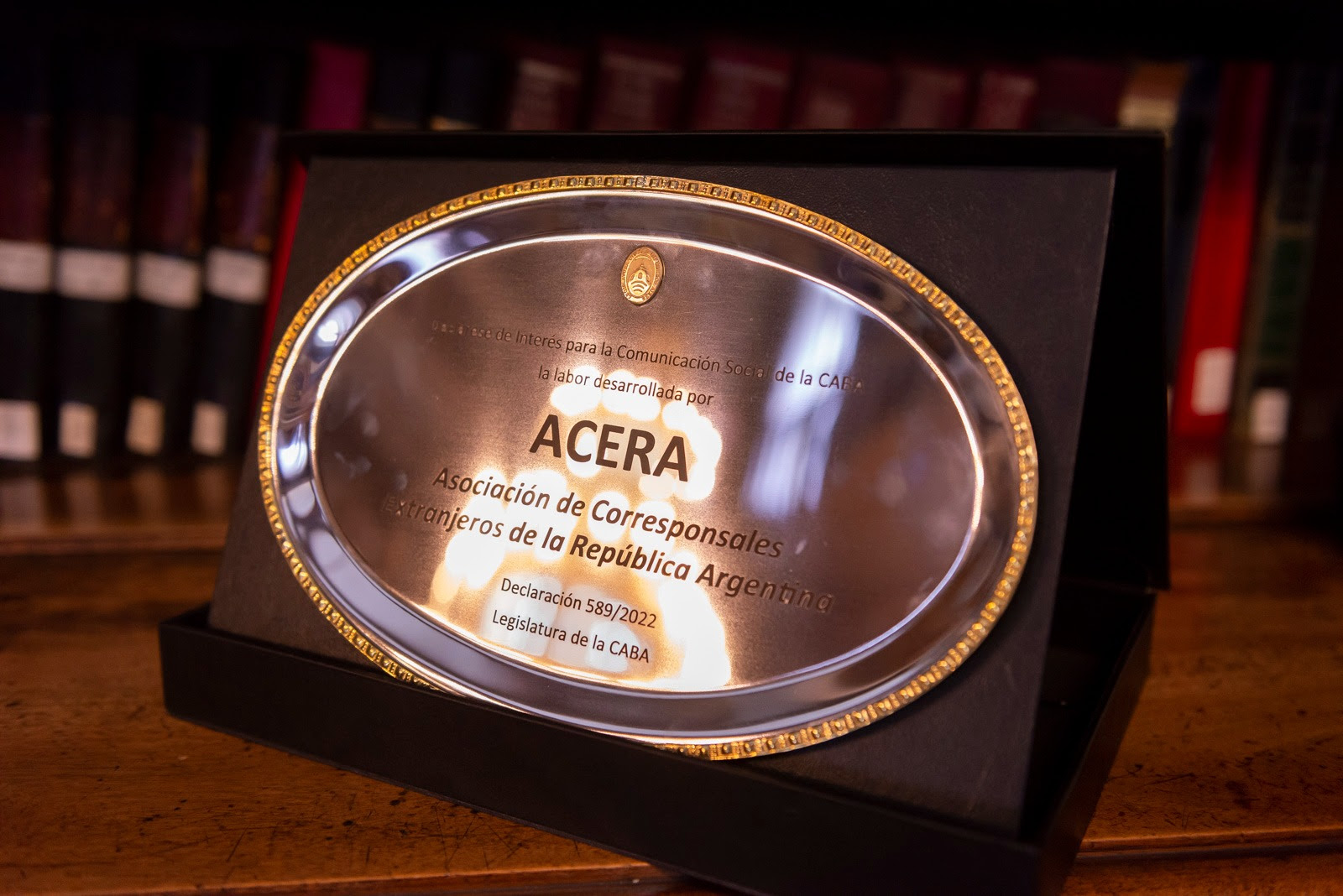 El Parlamento Porteño entregó el diploma de Interés para la Comunicación Social a las actividades llevadas a cabo por la Asociación de Corresponsales Extranjeros de la República Argentina (ACERA).